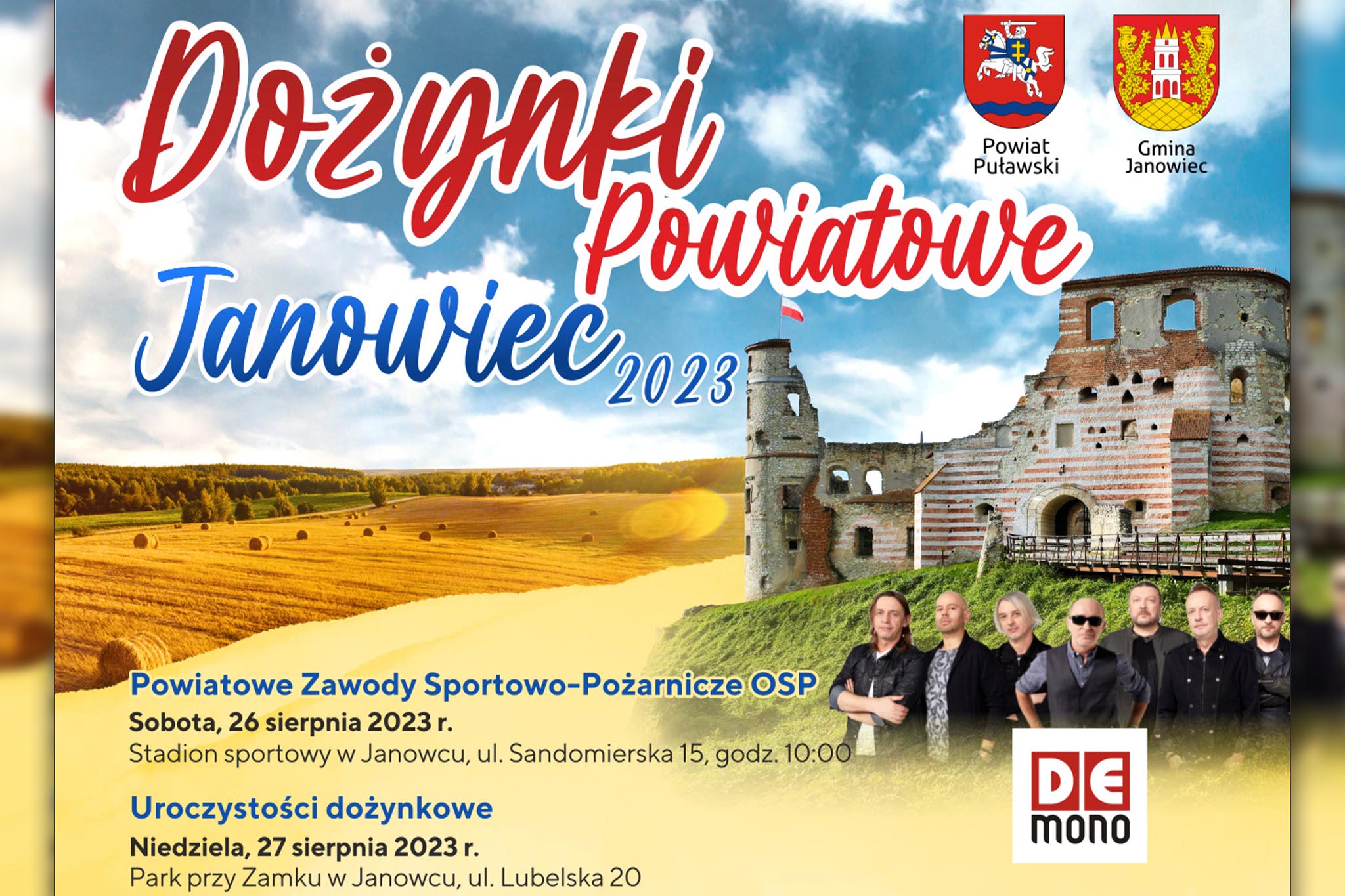 Dożynki Powiatowe w Janowcu