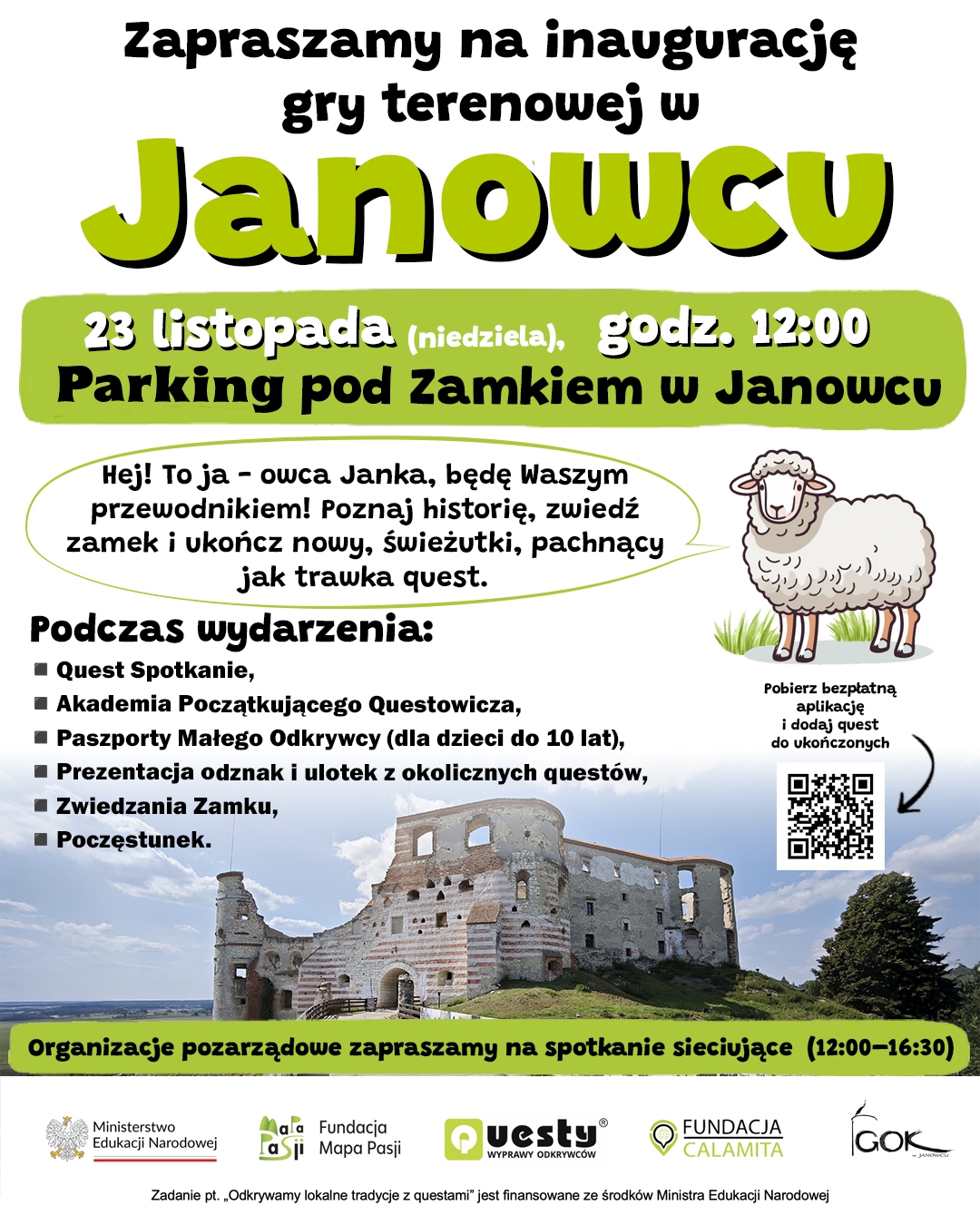 Piknik inaugurujący nowy quest w Janowcu